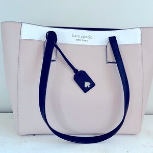 Kate Spade Nude and Black purse